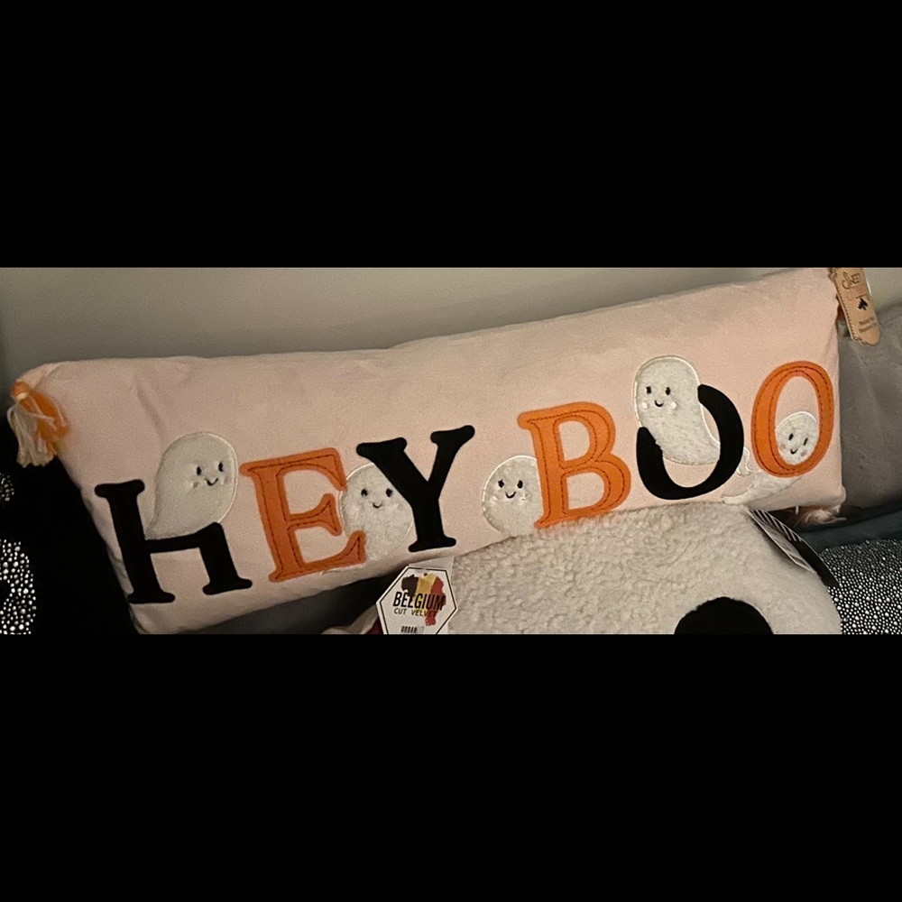 Halloween Pink Ghost “Hey BOO